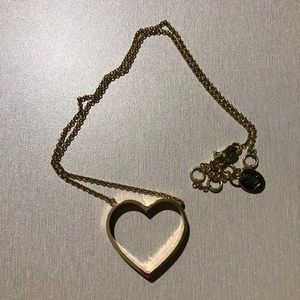 Juicy Couture Gold Heart Necklace